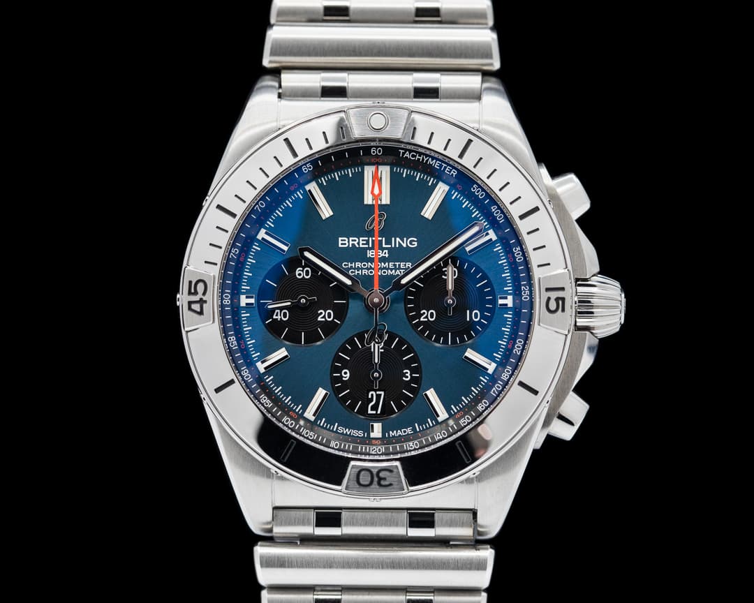 Breitling Chronomat B01 42mm SS Blue Dial