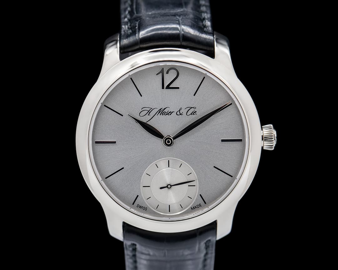 H. Moser and Cie. Endeavour Small Seconds 18k White Gold / Silver Argente Dial
