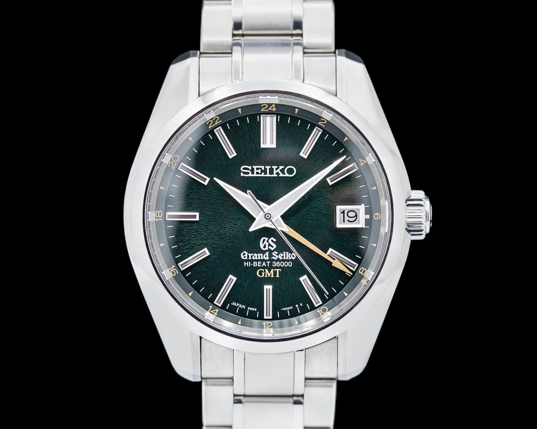 Grand Seiko Hi Beat 36000 GMT Automatic SS / Green Dial Limited Edition