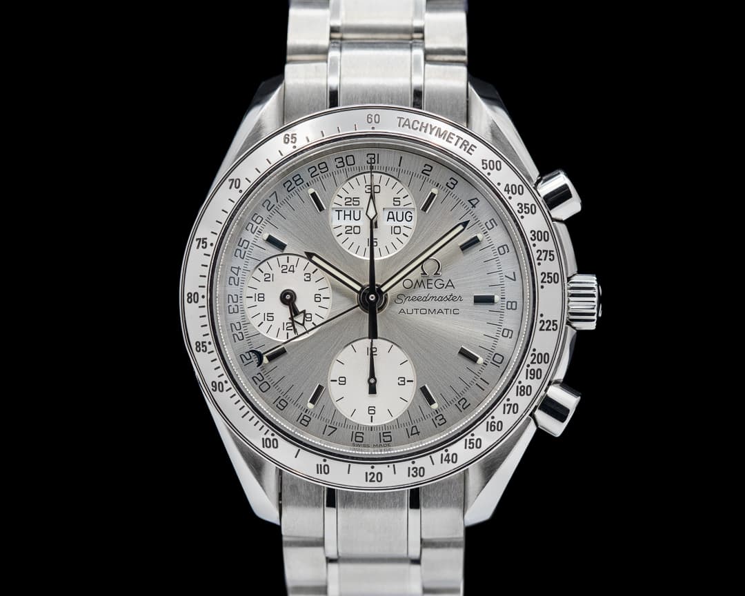 Omega Speedmaster Chronograph Automatic Triple Date SS/SS Bracelet