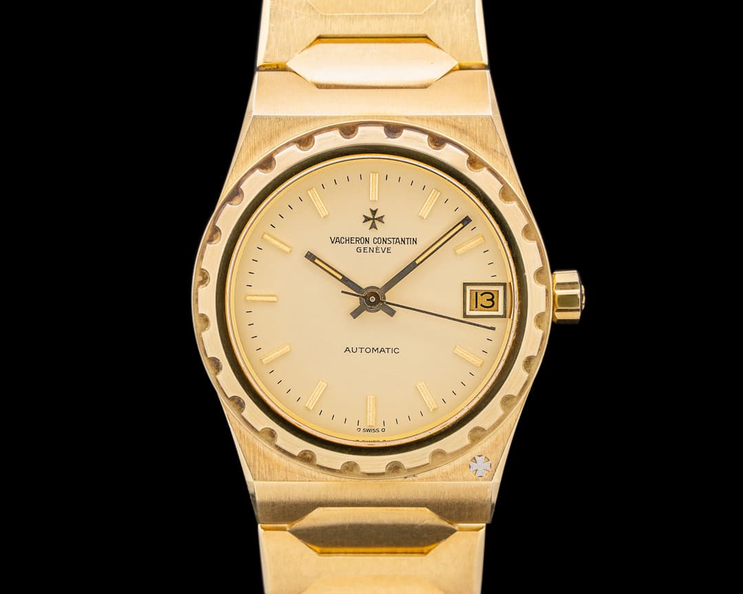 Vacheron Constantin Overseas 222 Vintage 18k Yellow Gold Mid Size 33MM