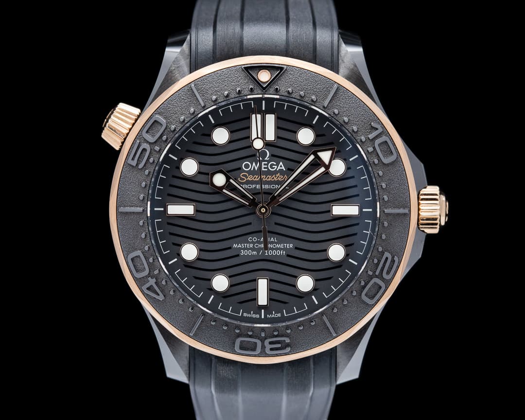 Omega Seamaster Diver 300M Black SS / 18k Sedna Gold 2022