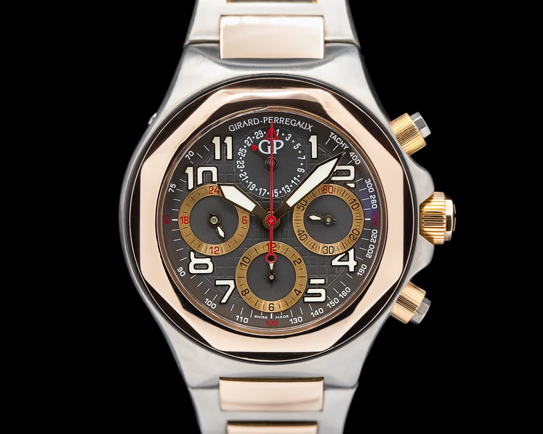 Girard Perregaux Laureato EVO3 Anthracite Dial Titanium / 18k