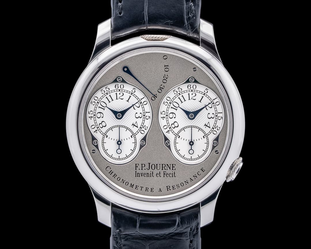 F. P. Journe Chronometre Resonance Platinum Silver Dial 40MM