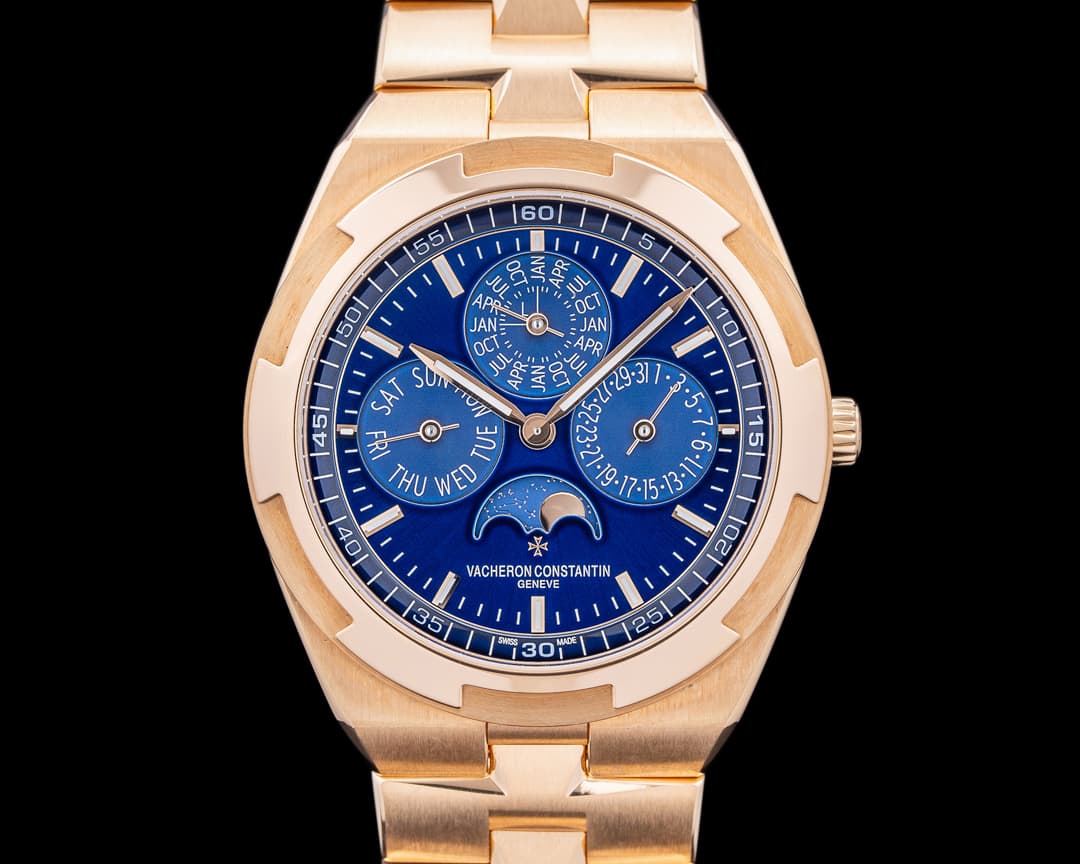 Vacheron Constantin Overseas Perpetual Calendar Ultra-Thin 4300V Blue Dial 18k RG