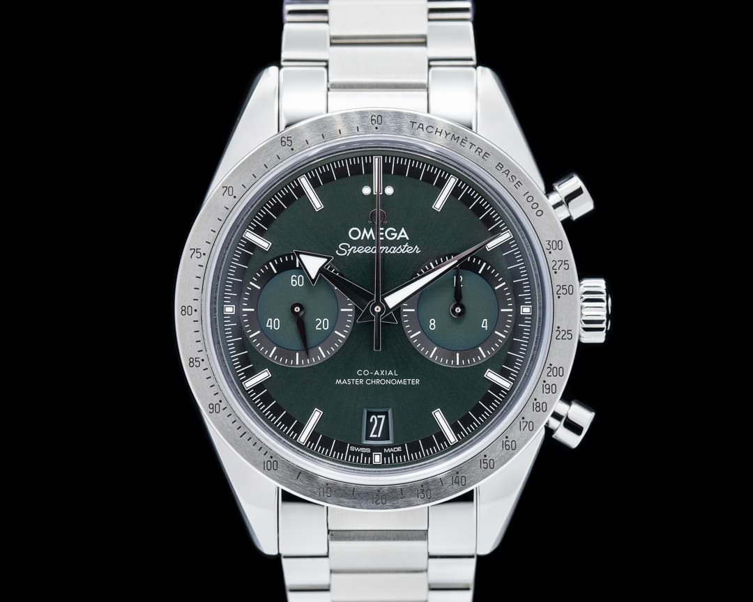Omega Speedmaster 57 Co-Axial SS Green Dial 2024
