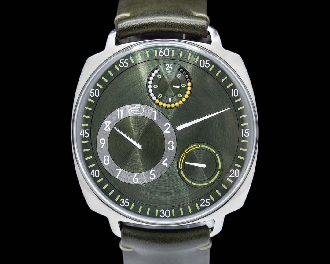 Ressence Type 1 Squared V2 Green Dial