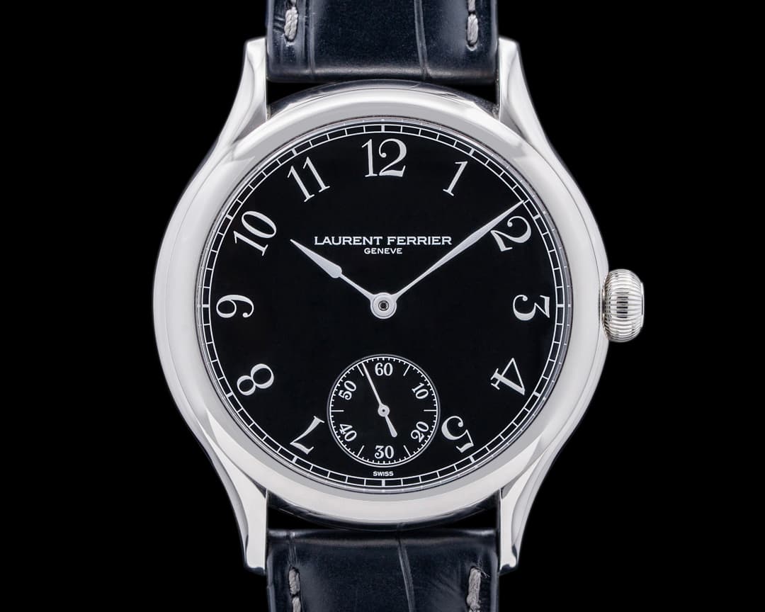 Laurent Ferrier Classic Micro Rotor SS / Black Arabic Dial