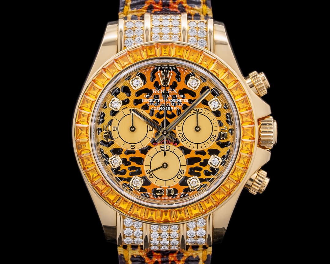 Rolex Cosmograph Daytona 116598 SACO "LEOPARD" 18K