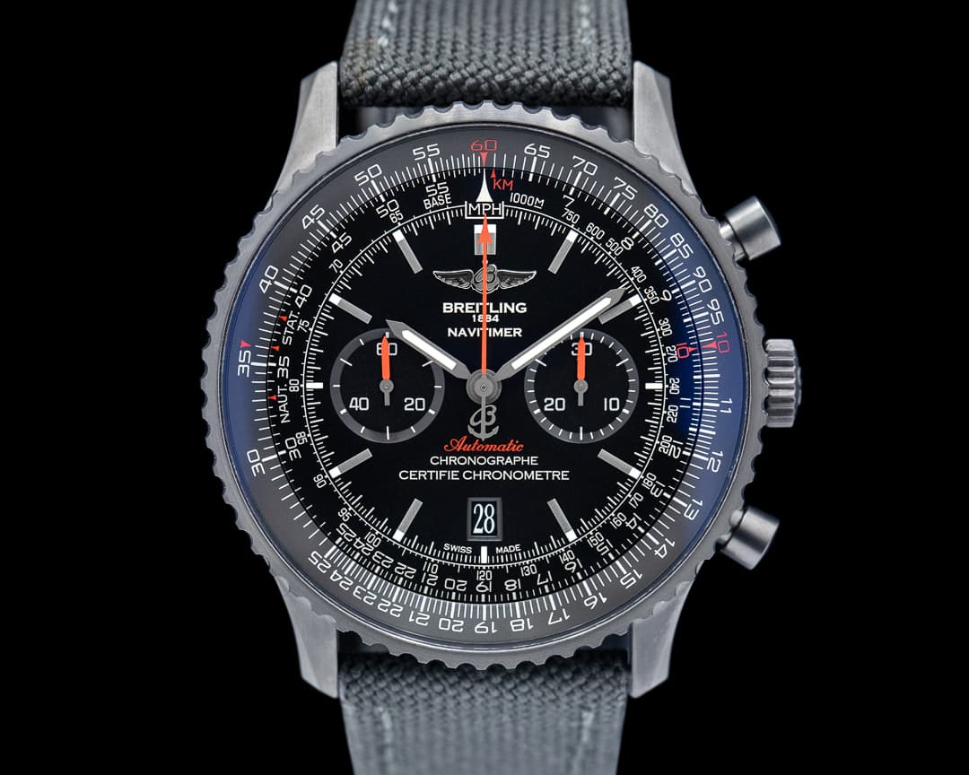 Breitling Navitimer 01 B01 Chronograph Black Steel