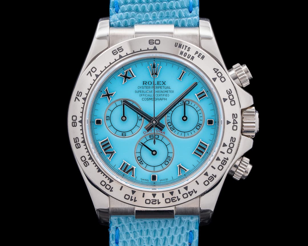 Rolex Daytona 116519 "BEACH" Blue Dial 18K White Gold