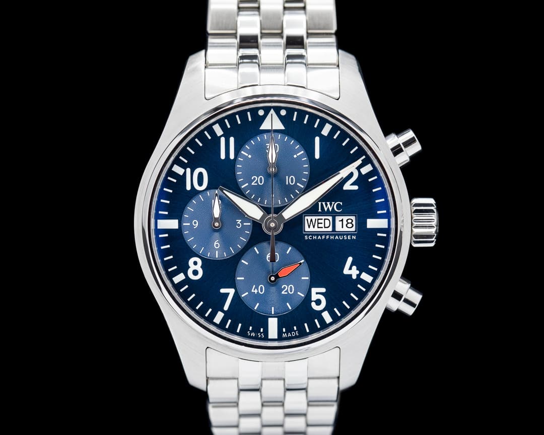 IWC Pilots Watch Chronograph 41mm SS Blue Dial