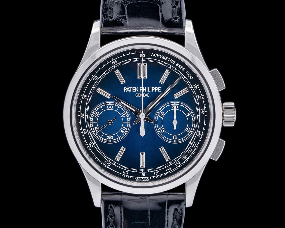 Patek Philippe Chronograph Platinum 5170P Blue Diamond Dial