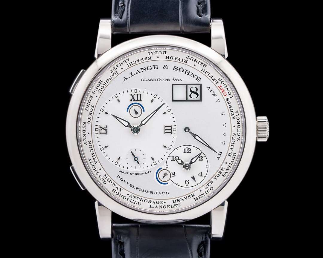 A. Lange and Sohne Lange 1 Time Zone 116.039 18K White Gold