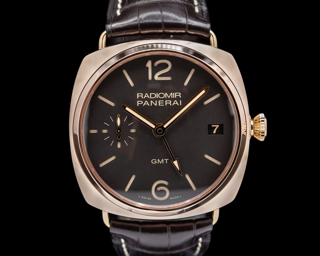Panerai Radiomir 3 Day GMT 18K Rose Gold