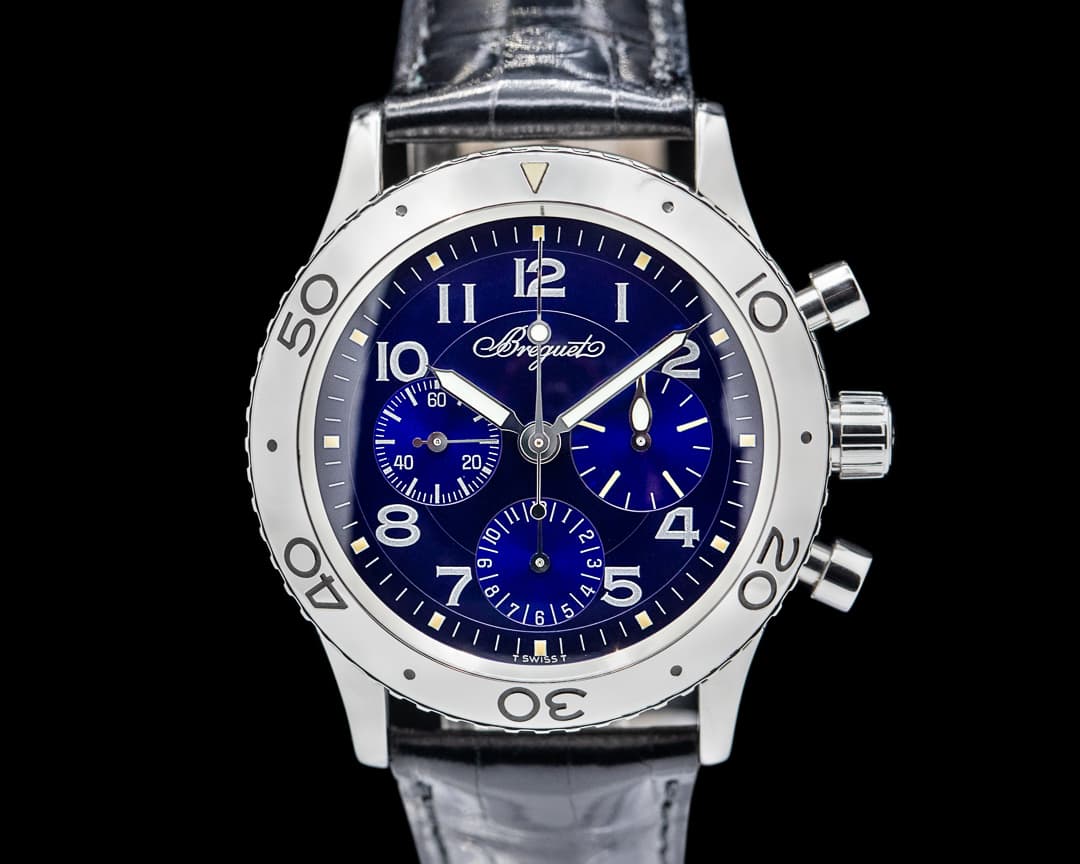 Breguet Type XX 3807 Aeronavale SS Blue Dial LIMITED