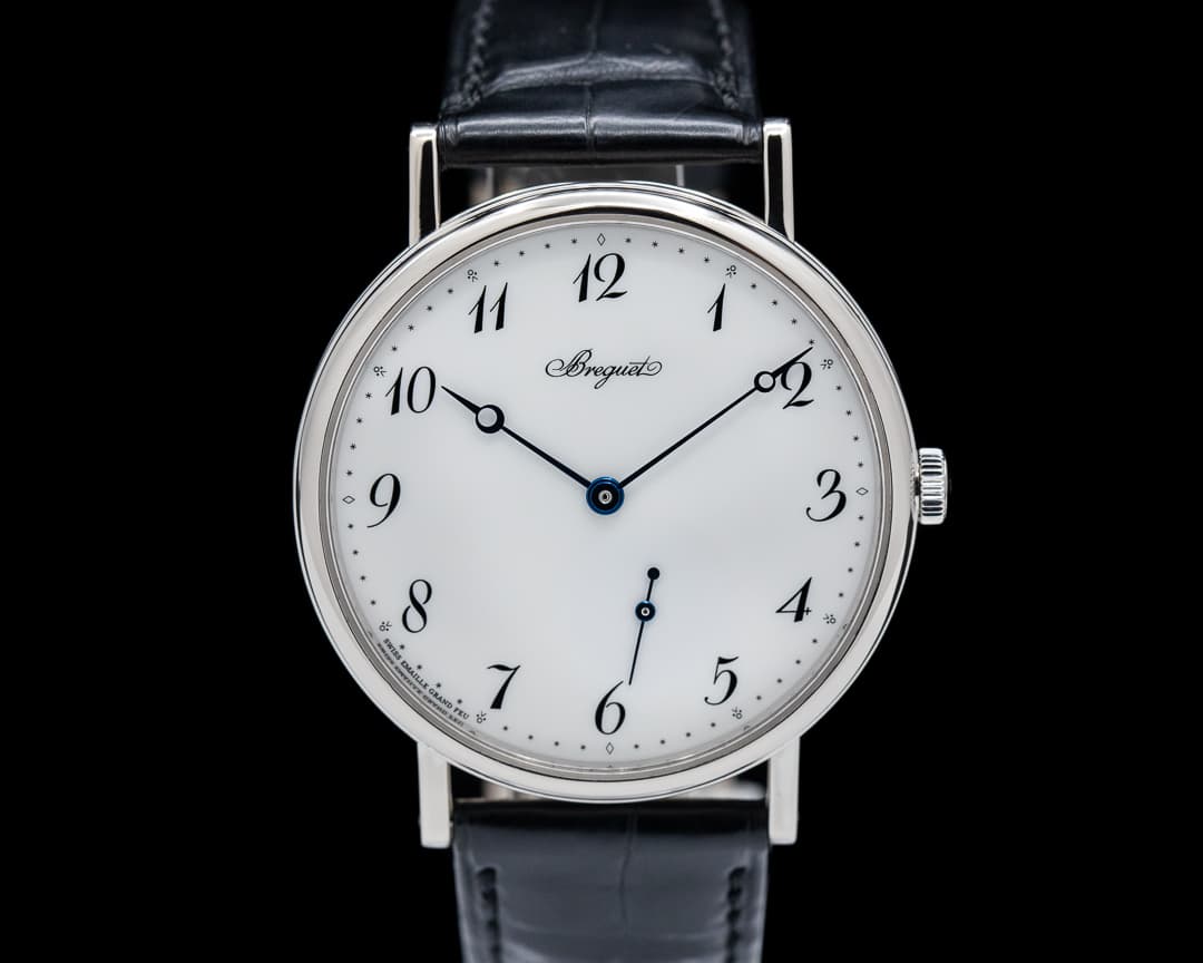 Breguet Classique Automatic Enamel Dial 18K White Gold