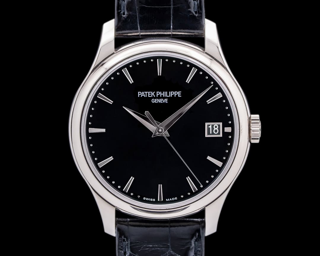 Patek Philippe Calatrava 5227G Automatic 18K White Gold Black Dial