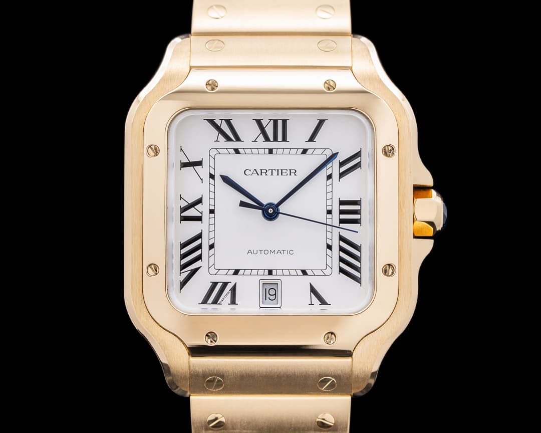 Cartier Santos Large 18K Yellow Gold Automatic 2024