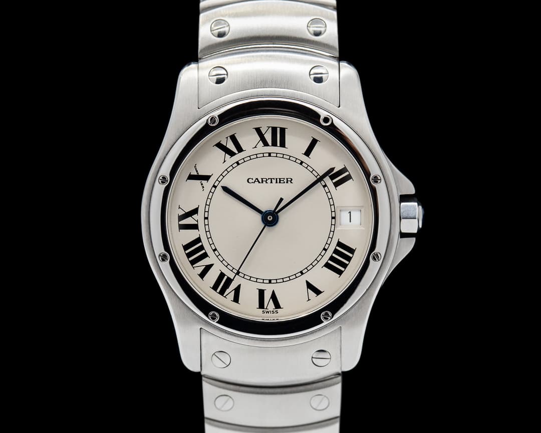 Cartier Santos Ronde Automatic SS / Bracelet 34mm