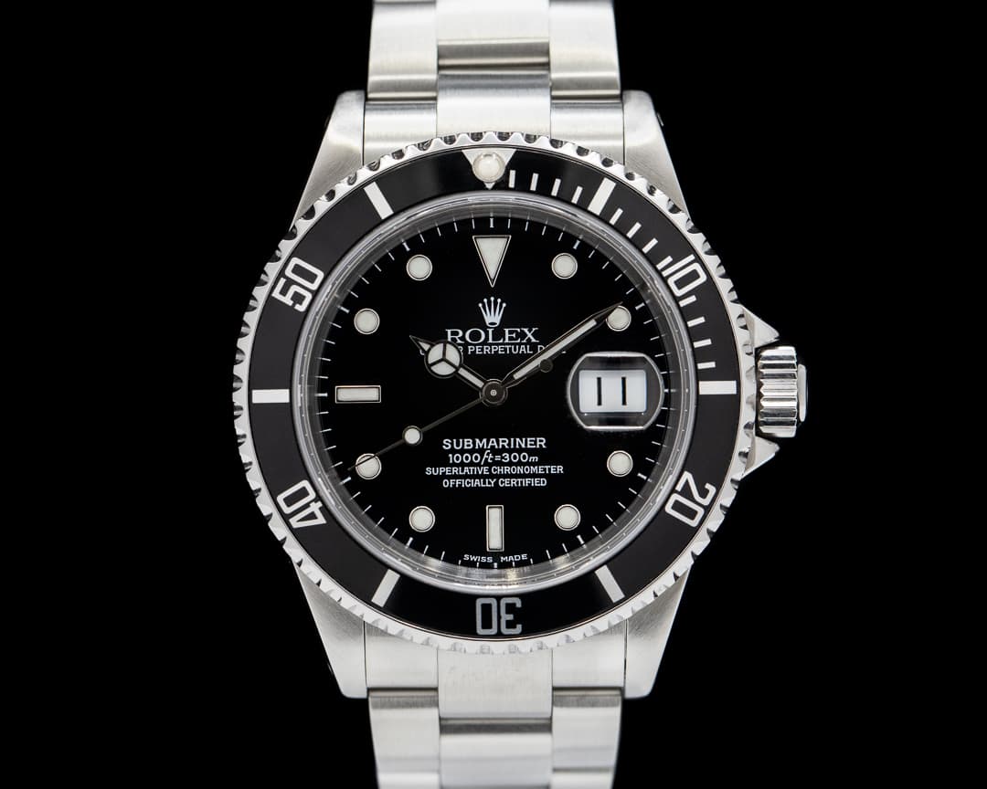 Rolex Submariner SS Black Dial FULL SET