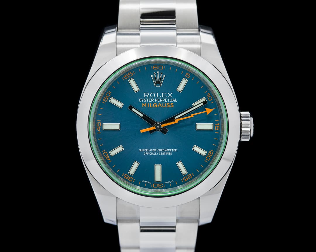 Rolex Milgauss 116400GV Green Crystal