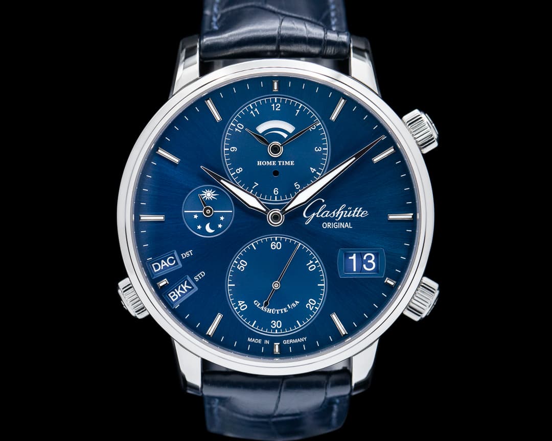 Glashutte Original Senator Cosmopolite Blue Dial