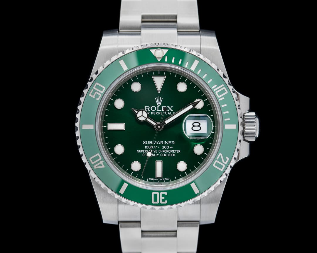 Rolex Submariner "Hulk" Green Ceramic Bezel Green Dial SS