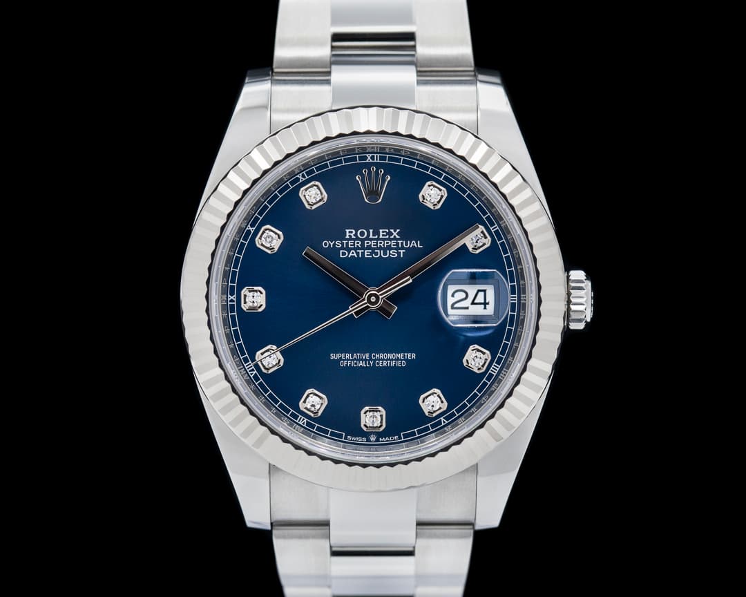 Rolex Datejust 41 Blue Diamond Dial 2020