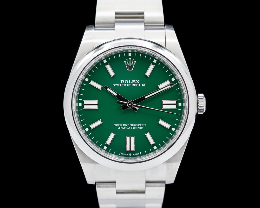 Rolex Oyster Perpetual 124300 41mm SS / Green Dial 2020