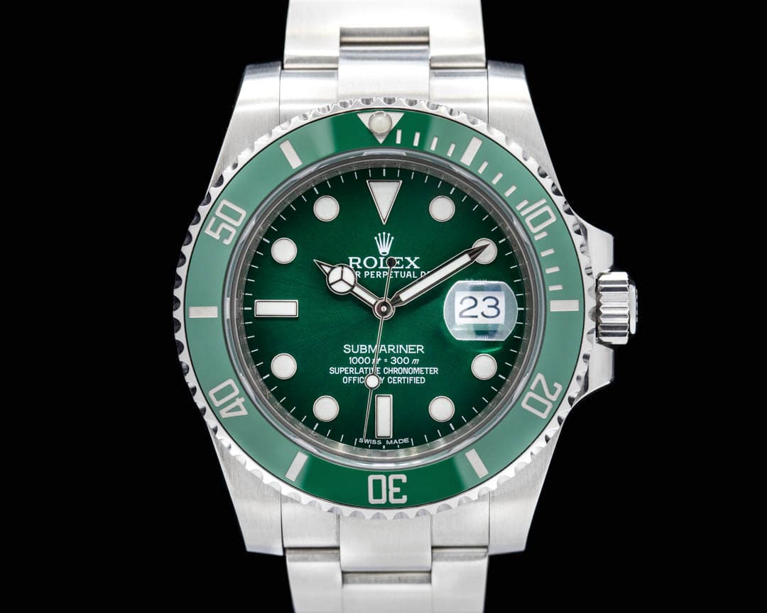 Rolex Submariner "Hulk" Green Ceramic Bezel Green Dial SS