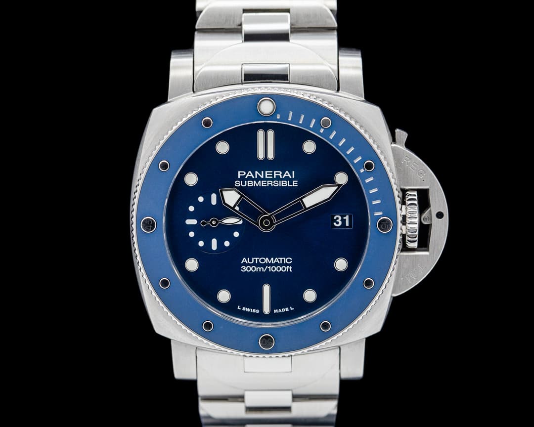 Panerai Luminor Submersible SS Blu Notte Blue Dial