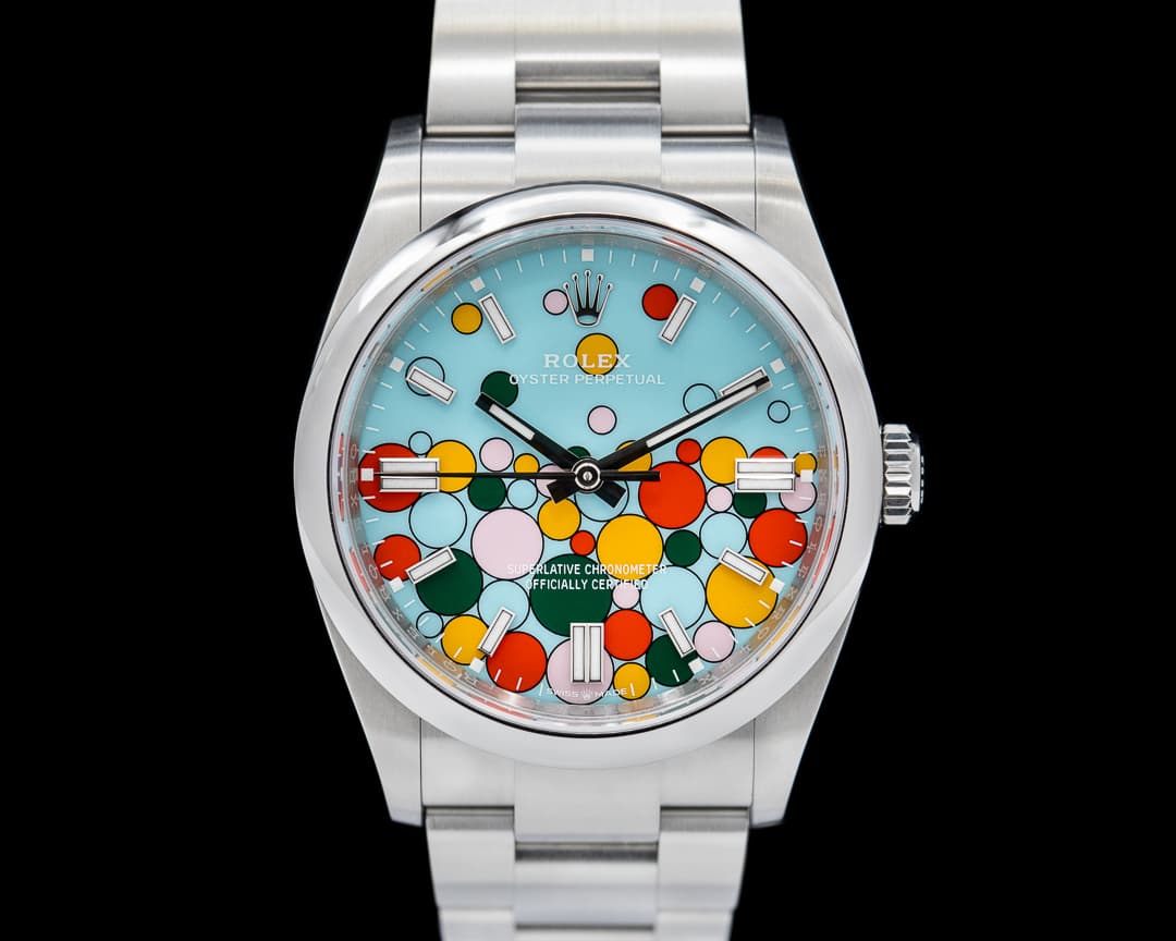 Rolex Oyster Perpetual Turquoise Blue Celebration 126000 36MM