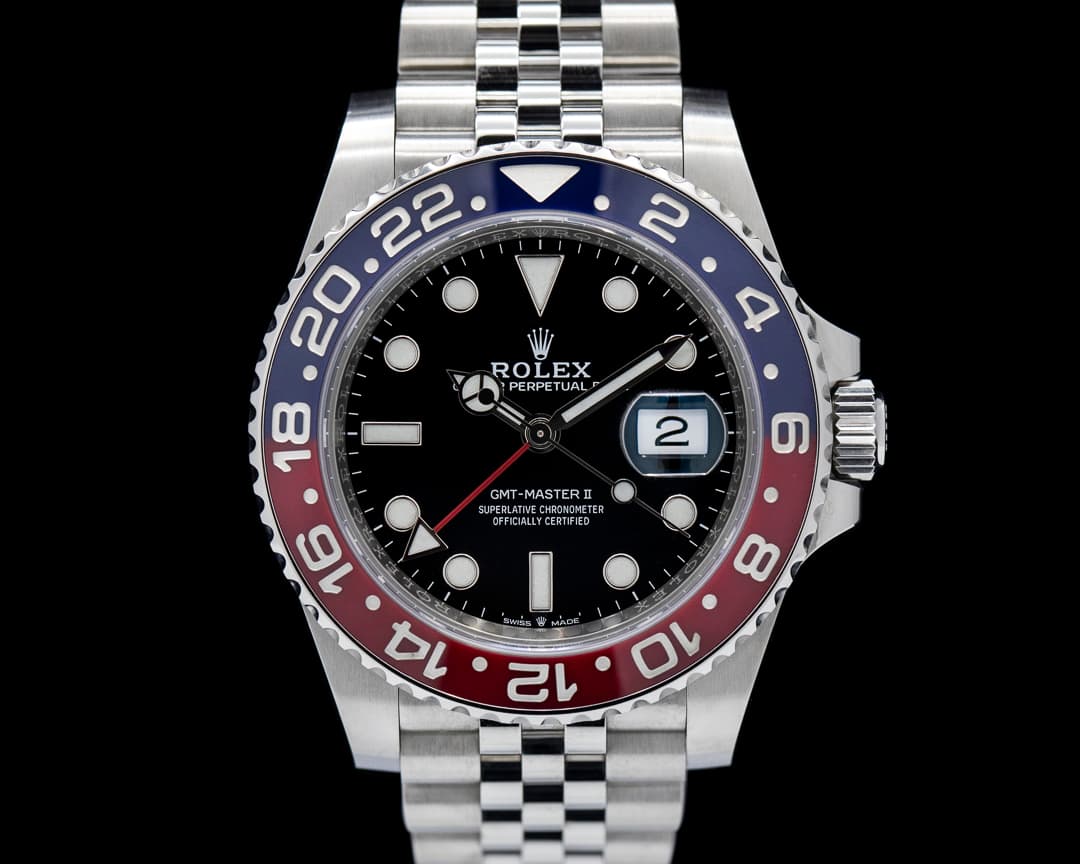 Rolex GMT Master II Ceramic 126710 "Pepsi" SS Jubilee