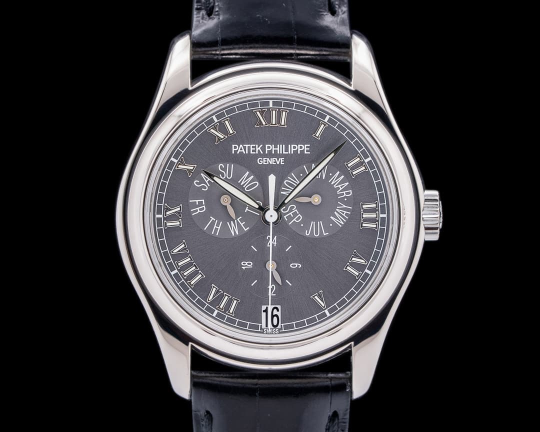 Patek Philippe Annual Calendar 5035G 18K White Gold Grey Dial RARE