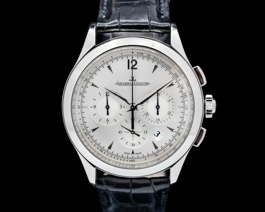 Jaeger LeCoultre Master Chronograph SS Silver Dial