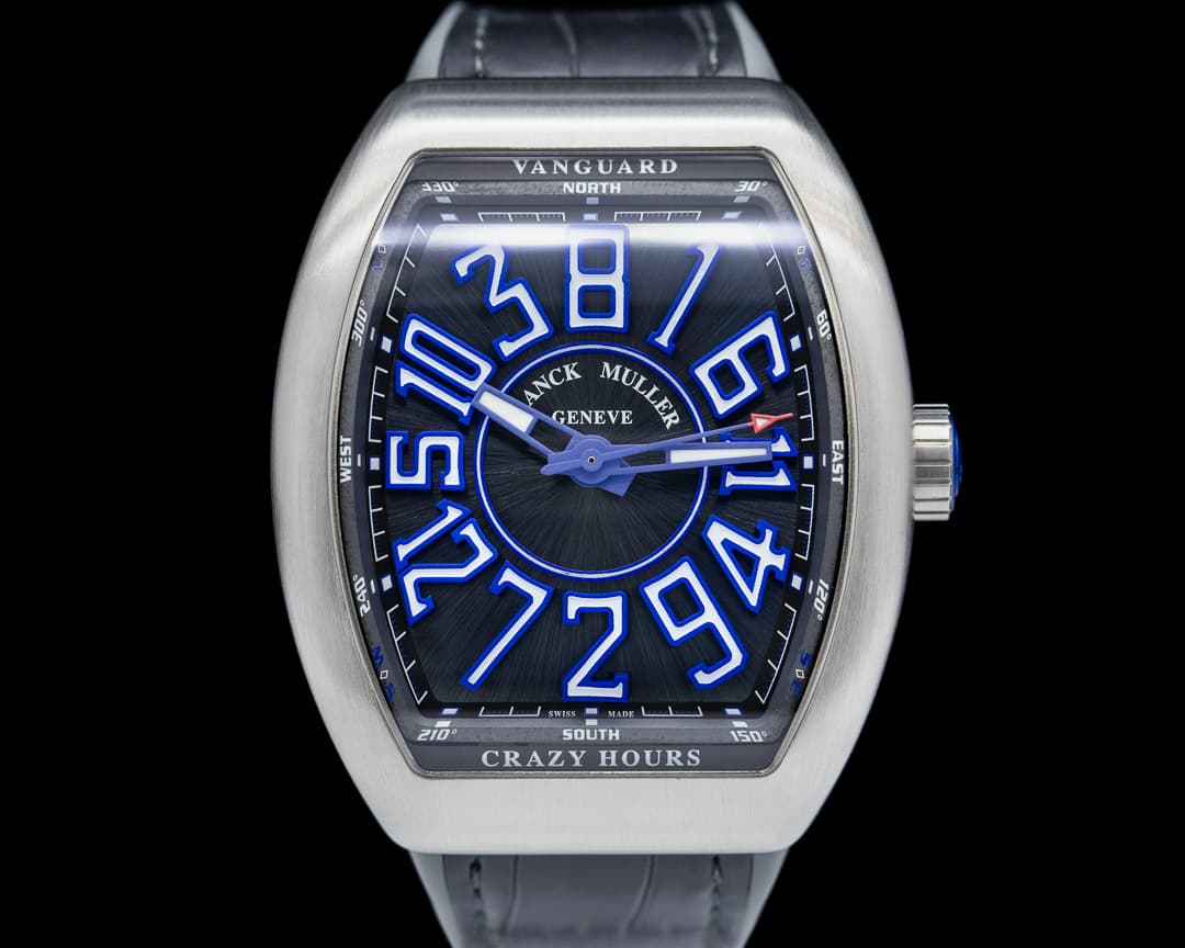 Franck Muller Crazy Hours Vanguard Blue
