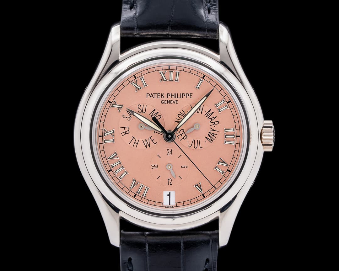 Patek Philippe Annual Calendar 18K White Gold Salmon Dial