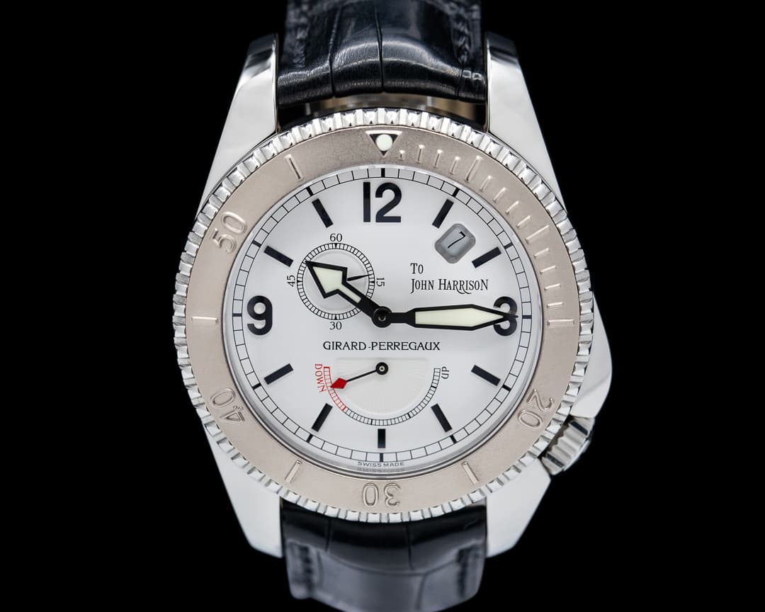 Girard-Perregaux Sea Hawk II John Harrison SS / 18K White Gold Bezel
