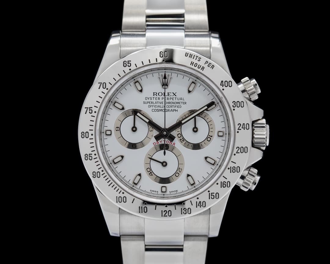 Rolex Daytona 116520 White Dial SS FULL SET