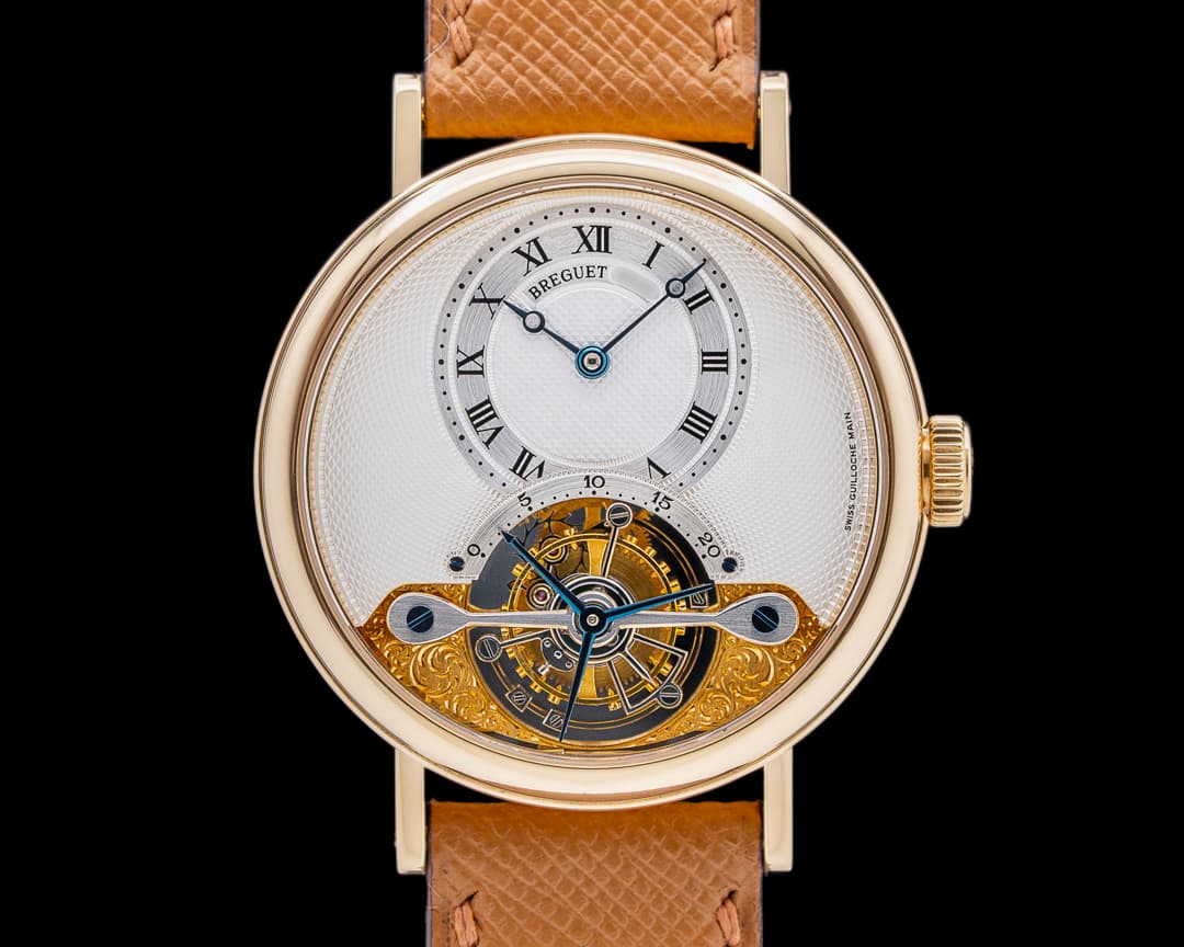 Breguet Tourbillon 3357BA 18K Yellow Gold ENGRAVED