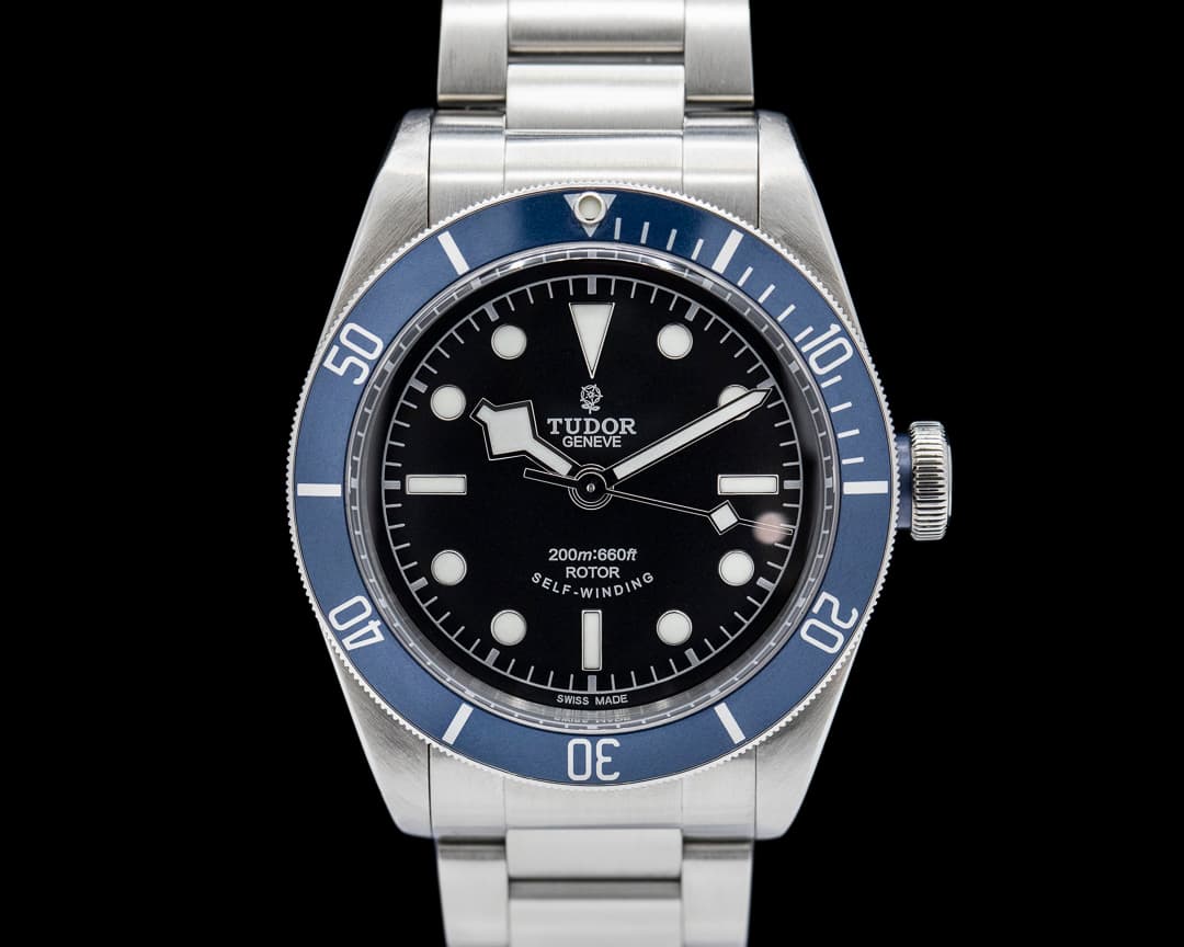 Tudor Tudor Heritage Black Bay SS / SS Blue Bezel ROSE LOGO