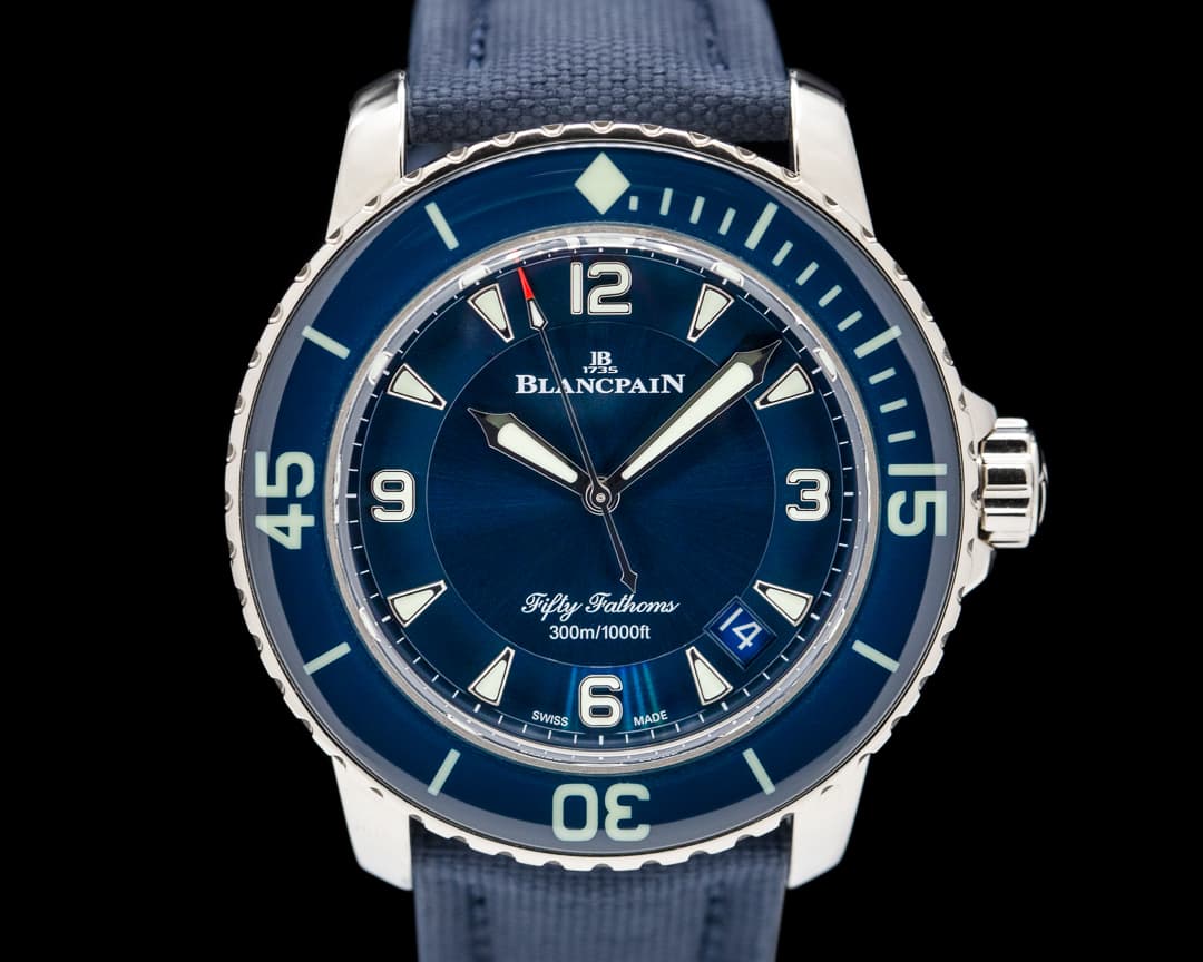 Blancpain Fifty Fathoms 18K White Gold Limited Edition
