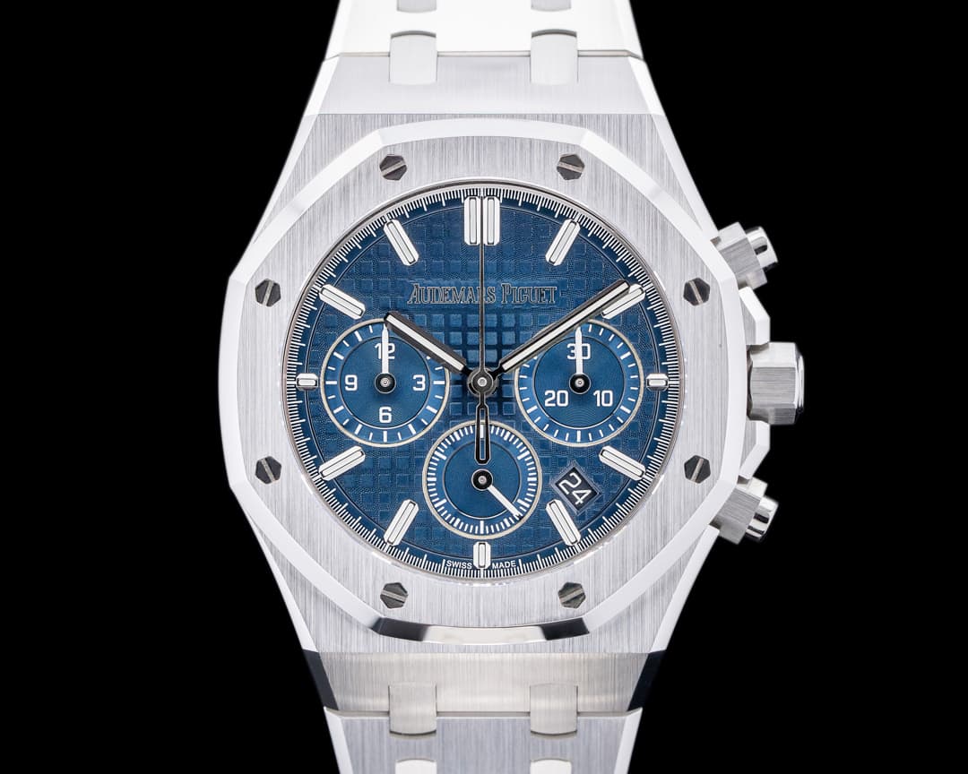 Audemars Piguet Royal Oak 26715ST Chronograph Bleu Nuit Dial SS 38MM