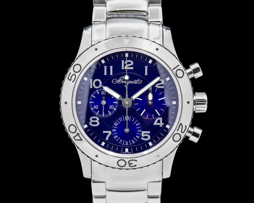 Breguet Type XX 3807 Aeronavale SS Blue Dial LIMITED