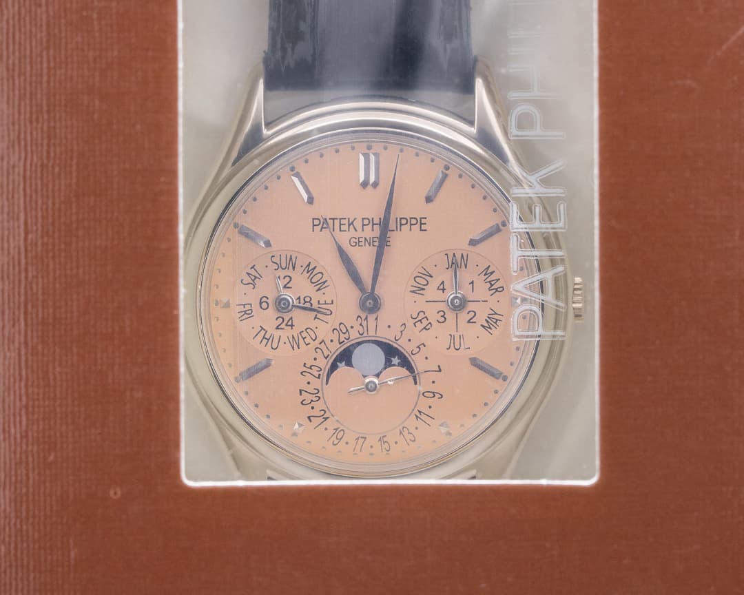 Patek Philippe Perpetual Calendar 3940G-029 SALMON DIAL "Saatchi" DOUBLE SEALED