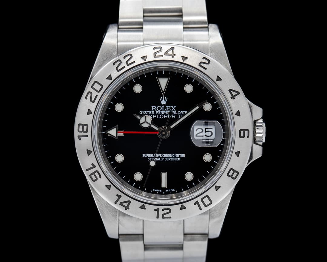 Rolex Explorer II SS Black Dial 16570