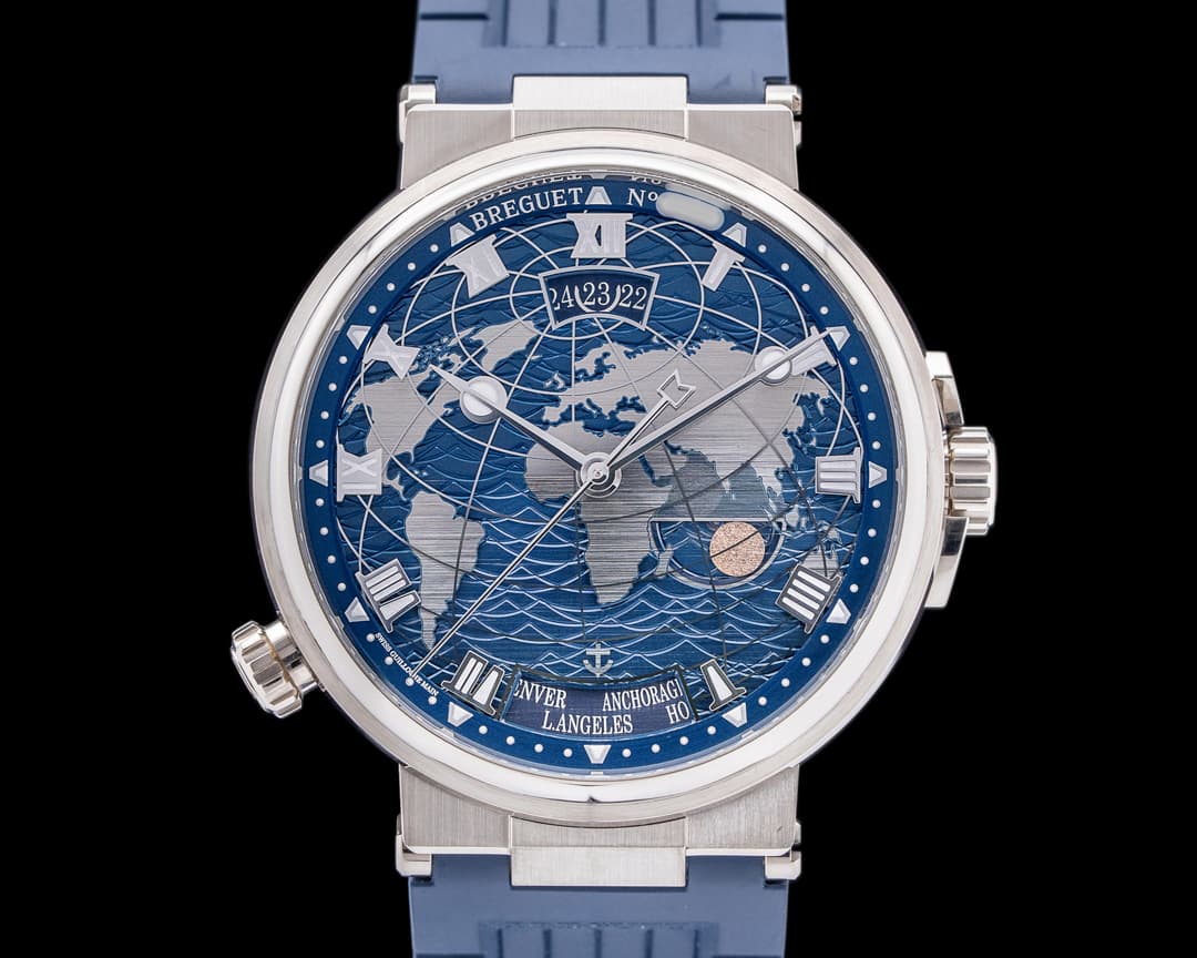 Breguet Marine Hora Mundi 18K White Gold