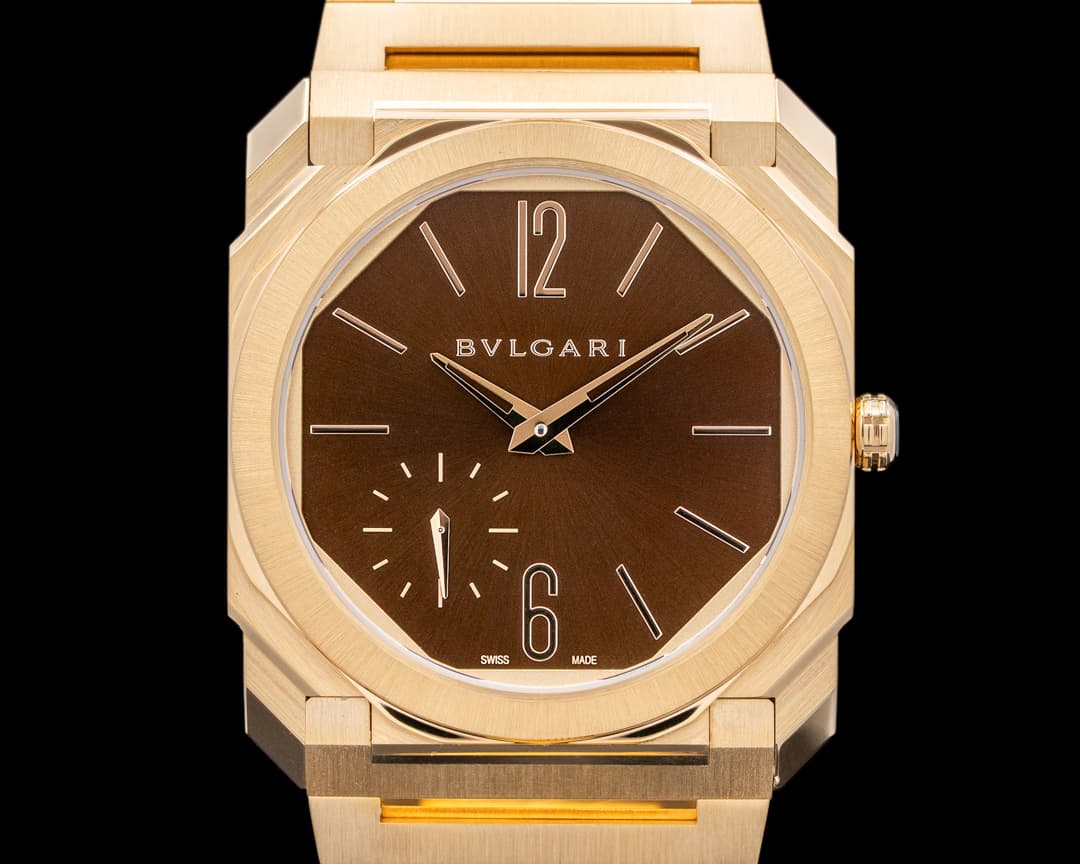 Bulgari Octo Finissimo Extra Thin Yellow Gold Brown Dial