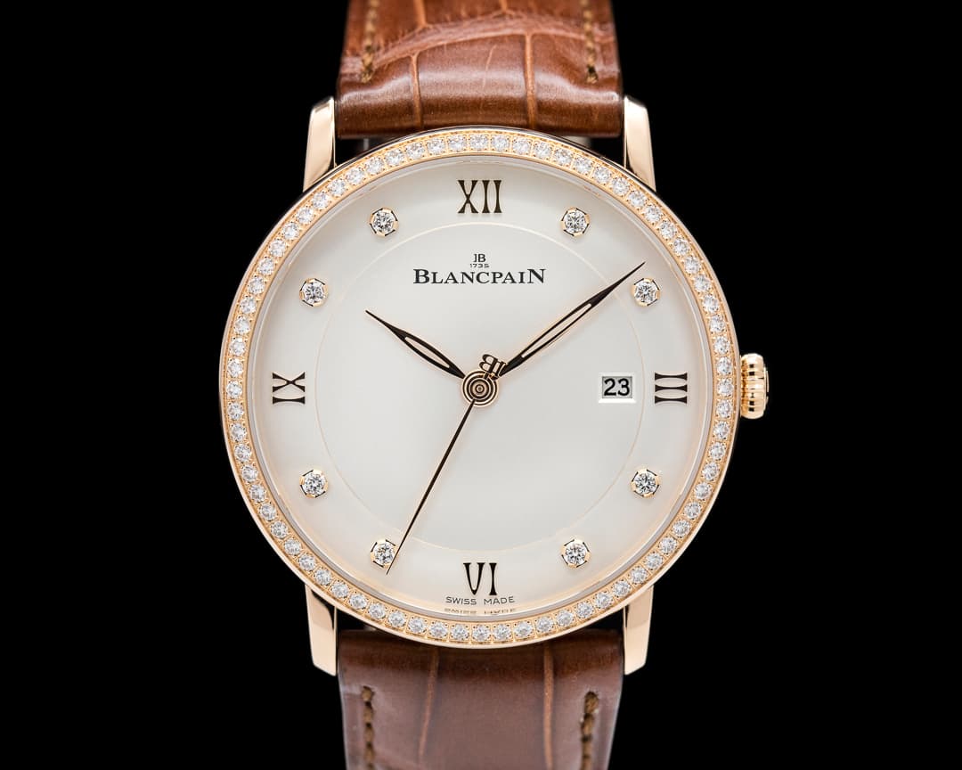 Blancpain Villeret Ultra-Slim 18K Automatic 40MM Diamonds